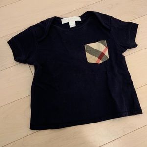 Burberry tee shirt 6m navy. Authentic.